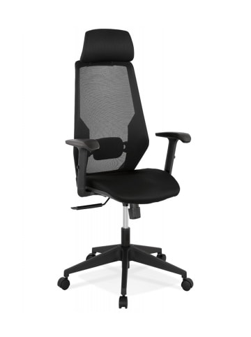 KADIMA DESIGN Bürostuhl Ergonomischer Textil Schwarz | Modern Design