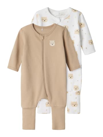 name it 2er-Pack Schlafanzug in Oxford Tan