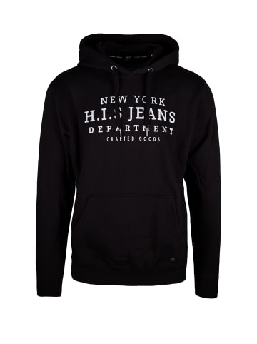 HIS Kapuzensweatshirt Hoodie Crafted Goods in Black