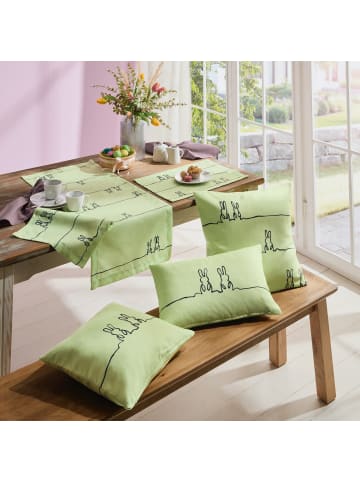 Erwin Müller Tischläufer in grün-schwarz