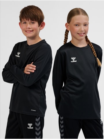 Hummel Sweatshirt Hmlessential Kinder in BLACK