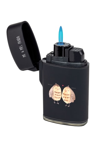 Mr. & Mrs. Panda zigarettenanzünder Eulen Liebe ohne Spruch in Schwarz
