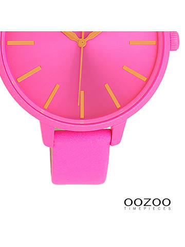 Oozoo Analog-Armbanduhr Oozoo Timepieces pink groß (ca. 42mm)