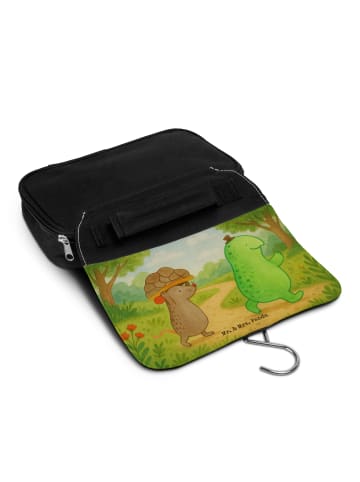 Mr. & Mrs. Panda Make-Up Tasche Schildkröte Maus Design ohne Spruch in Weiß