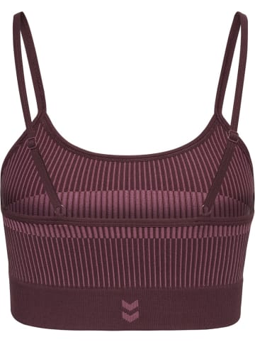 Hummel Sport-BH "Yoga Seamless Low Support Bra" in Braun