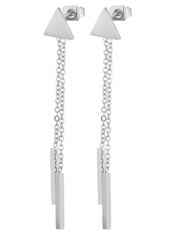 Adeliás Damen Ohrringe – Ohrstecker aus Edelstahl in silber