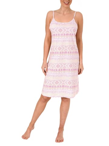 NORMANN Spaghetti Nachthemd Ethnolook - 45295 in rosa