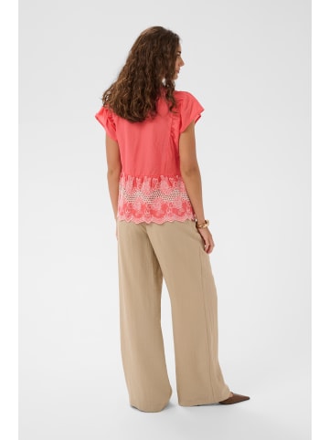 CULTURE Kurzarm-Bluse CUdenio Relaxed fit in Sugar Coral