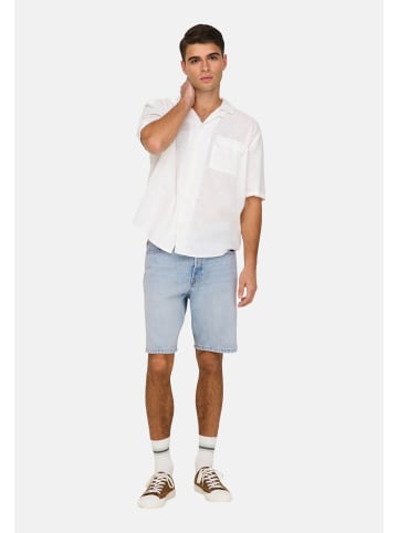Only&Sons Shorts 'Edge' in blau