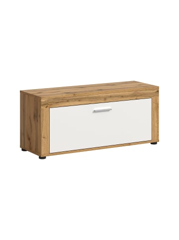 ebuy24 Sitzbank Jam Weiß 100 x 35 cm