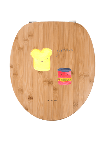 Mr. & Mrs. Panda Klobrille Toast Marmelade ohne Spruch in Braun