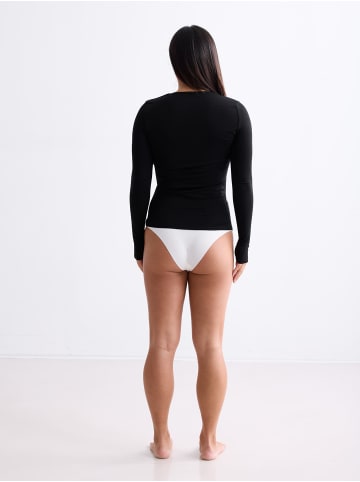 Erlich Textil  Langarmshirt LIGHT TOUCH LONGSLEEVE in schwarz