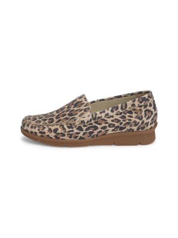 VITAFORM Veloursleder Mokassins in leopard