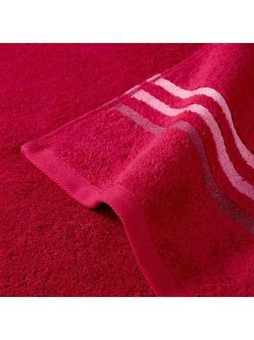 Schiesser Duschtuch Skyline Color im 2er Set in Rot