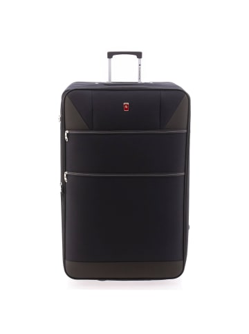 Gladiator 2100 2 Rollen Trolley 83 cm mit Dehnfalte in black