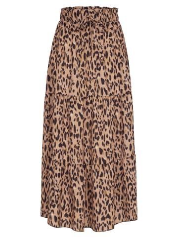 Cloud5ive Maxi Skirt in camel/black