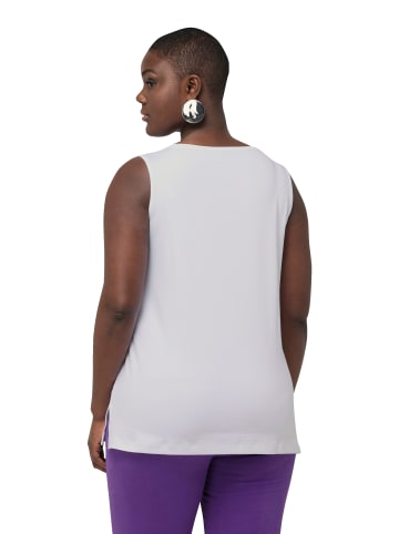 Ulla Popken Strick-Top in schneeweiß