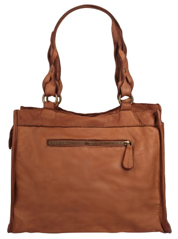 Samantha Look Shopper echt Leder in cognac