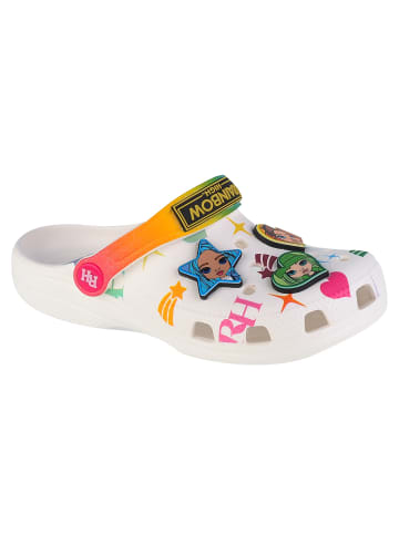 Crocs Crocs Classic Rainbow High Kids Clog in Weiß