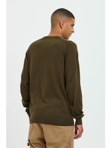 BLEND Strickpullover BHPullover 20717497 moderner Strickpullover in oliv