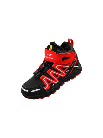 Roadstar Winterschuhe in Schwarz/Rot