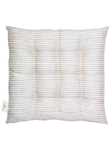 Tom Tailor Sitzkissen 9-fach Steppung Fresh Stripe in Hellgrau