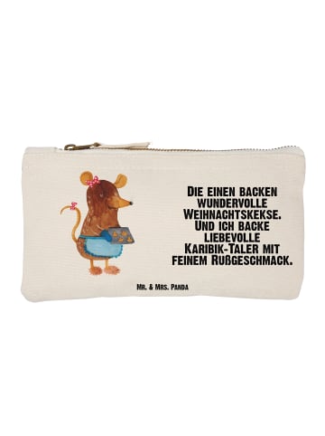 Mr. & Mrs. Panda Schminktasche Maus Kekse mit Spruch in Weiß