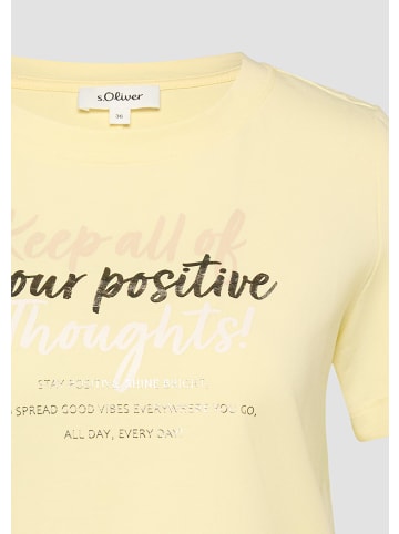 s.Oliver T-Shirt in 10D0_hellgelb