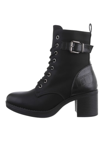 Ital-Design Stiefelette in Schwarz