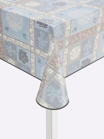 WITT WEIDEN Tischdecke in hellblau-jeansblau-bedruckt