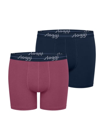 Sloggi Langer Boxer Blue Start in VIOLET - LIGHT COMBINATION