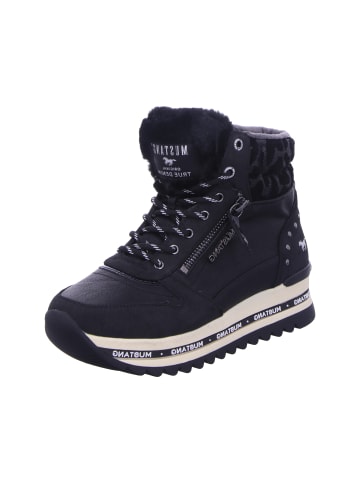 Mustang Schnürboot Warmfutter in schwarz