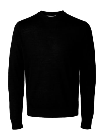 SELECTED HOMME Pullover 'TOWN' in schwarz