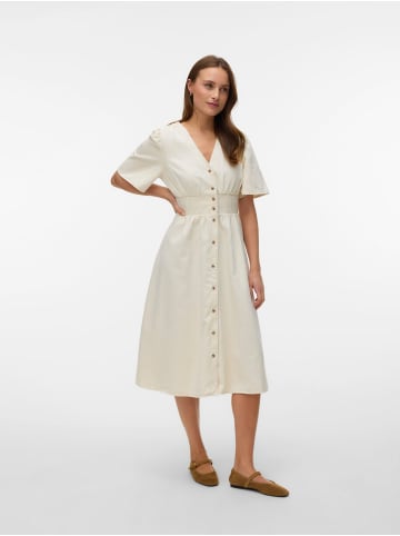 Vero Moda Jeanskleid in Ecru