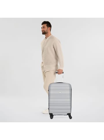 Check.In Paradise 4 Rollen Trolley 66 cm in silver