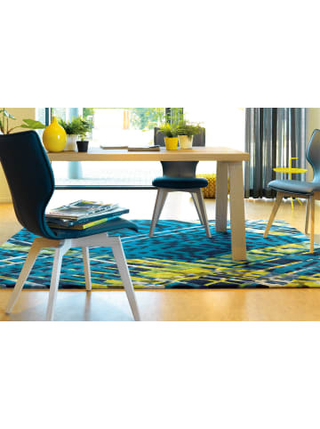 Arte Espina Wohnzimmer Teppich – Kurzflorteppich Diamond 8050 in multi - blau - rechteckig