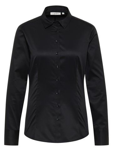 Eterna Bluse FITTED in schwarz