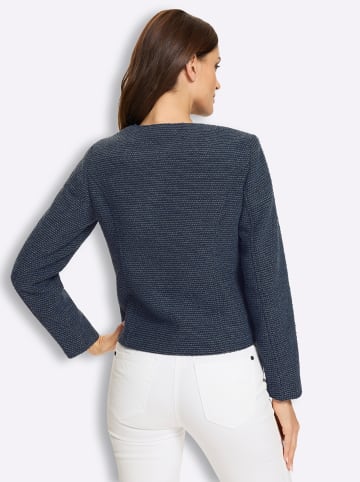 Heine Blazerjacke in rauchblau-hellblau-gemustert