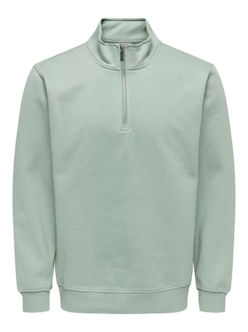 ONLY & SONS Sweatshirt in Iceberg Green