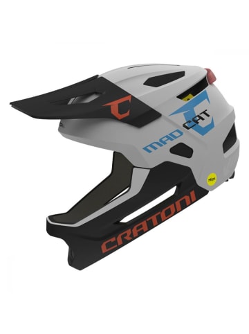 Cratoni MadCat MIPS Kinder-Fullface-Helm white-