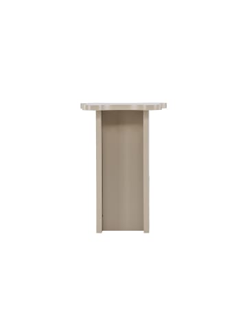 ebuy24 Ecktisch Molde Beige 30 x 42 cm