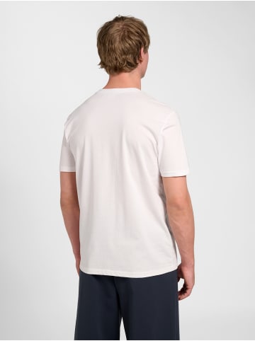 Hummel T-Shirt Hmlpulse Lebensstil Herren in WHITE/SURF THE WEB