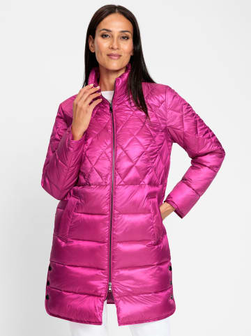 Heine Steppmantel in fuchsia