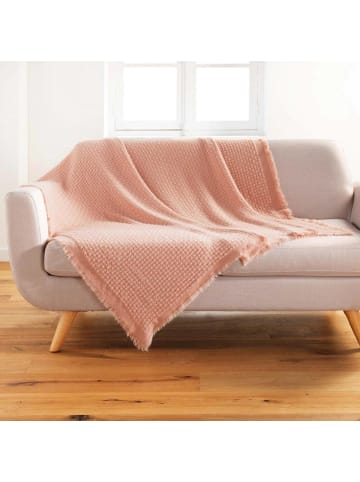 Douceur d’Intérieur Sofaüberwurf in rosa