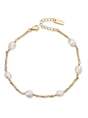 Ailoria SHIZUKA armband gold/weiße perle in weiß