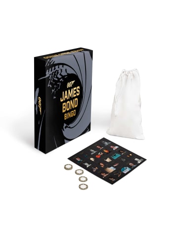 Laurence King Verlag Gesellschaftsspiel James Bond Bingo in Bunt