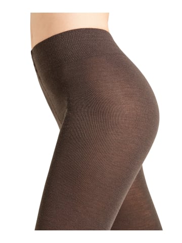 Falke Strumpfhose Softmerino in Dark brown