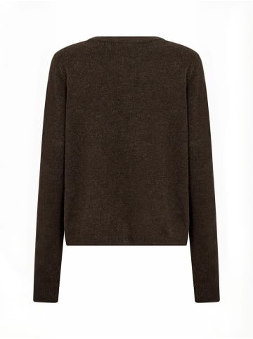 soyaconcept Strickjacke SC-ORLEAN in 98980 CHOCOLATE PLUM MELANGE