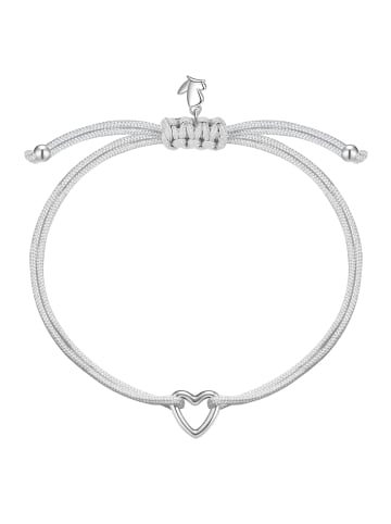 Glanzstücke München Armband Herz aus Edelstahl in silber