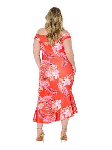 Ulla Popken Midikleid in paprika